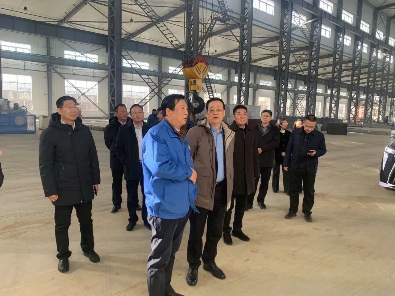 省政協(xié)副主席王明玉率調(diào)研組蒞臨我公司開展調(diào)研活動